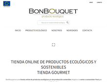 Tablet Screenshot of bonbouquet.com